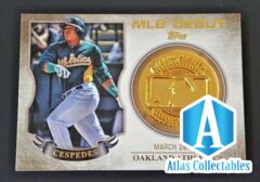 2016 Topps MLB Debut Medallions Yoenis Cespedes #MDM-YC